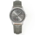 Breitling Navitimer Automatic Grey Dial Leather