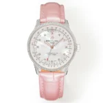 Breitling Navitimer Automatic Pink Leather
