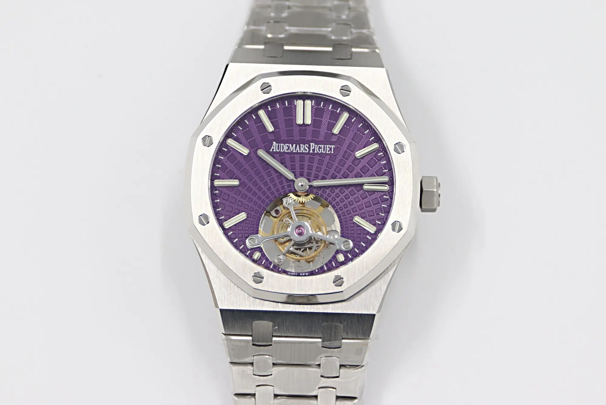 src_0-408.webp Audemars Piguet Royal Oak Tourbillon Purple Dial - Image 1