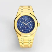 Audemars Piguet Royal Oak Perpetual Calendar Blue Dial Yellow Gold