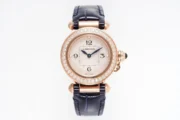 Cartier Pasha de Cartier 30mm Rose Gold Blue Leather