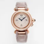 Cartier Pasha de Cartier Watch Rose Gold Leather