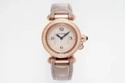 Cartier Pasha de Cartier Watch Rose Gold Leather
