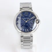 Cartier Ballon Bleu 40 Steel Blue Dial Watch – High-Quality Cartier