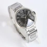 Cartier Ballon Bleu 40mm Steel Watch Black - Image 2
