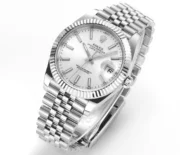 Rolex Datejust 41mm Silver Fluted Bezel Stainless Steel - Image 2