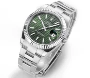 Rolex Datejust 41mm Green Fluted Bezel - Image 2