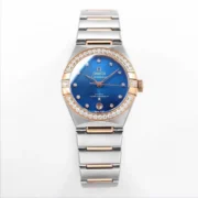 Omega Constellation 29mm Blue Dial Two-Tone - Image 2