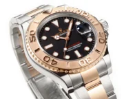 Rolex Yacht-Master 42mm Two-Tone Stainless Steel & 18k Everose Gold with Black Dial Automatic - Image 2