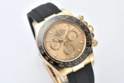 Rolex Daytona 116518 Champagne Dial – Full Gold with Black Rubber Strap - Image 2