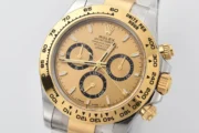 Rolex Daytona with Black Enamel Dial and Moissanite Stones - Image 2