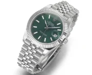 Rolex Datejust 41mm Green Dial Stainless Steel Jubilee Bracelet - Image 2