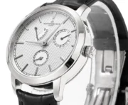 Vacheron Constantin Traditionnelle 83520/000R-9909 – Silver Dial, Black Leather Strap, Multi-Function Automatic Quality - Image 2