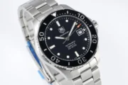 TAG Heuer – Silver Stainless Steel, Black Dial, Automatic Diver Style, 100m Waterproof - Image 2
