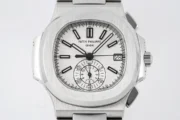 Patek Philippe 5980 Silver Chronograph - Image 2