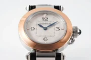 Cartier Pasha de Cartier Watch Rose Gold Black Leather - Image 9
