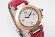 Cartier Pasha de Cartier Ladies Watch Red Leather - Image 2