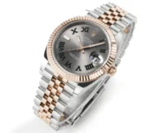 Rolex Datejust 41mm Watch – Two-Tone Steel and Rose Gold with Grey Dial - Image 2