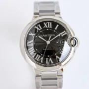 Cartier Ballon Bleu 40mm Steel Watch Black - Image 3