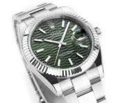 Rolex Datejust 41mm Green Fluted Bezel - Image 3