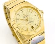 Omega Constellation 41mm Gold Ceramic Watch - Image 3