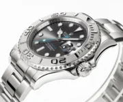Rolex Yacht-Master 42 Stainless Steel Watch with Black Dial - Image 3