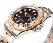 Rolex Yacht-Master 42mm Two-Tone Stainless Steel & 18k Everose Gold with Black Dial Automatic - Image 3