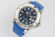 Rolex Yacht-Master 42 Blue Dial Stainless Steel Case with Blue Rubber Strap - Image 3