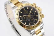 Rolex Daytona 4130 – Two-Tone Gold/Steel, Black Dial, Luxury Chronograph - Image 3