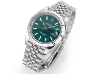 Rolex Datejust 41 Custom Malachite Dial Green Watch - Image 3