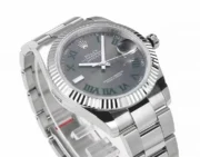 Rolex Datejust 41mm – Silver Stainless Steel with Grey Dial - Image 3