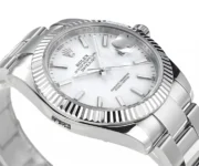 Rolex Datejust Silver Fluted Bezel Stainless Steel Watch with New 3235 Movement – Collectio - Image 3
