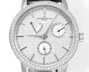 Vacheron Constantin Traditionnelle 83520/000R-9909 – Silver Dial, Black Leather Strap, Multi-Function - Image 7