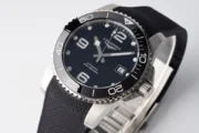 Longines Conquest Black Dial Rubber Strap - Image 3