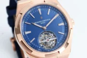 Vacheron Constantin Overseas Tourbillon – Rose Gold Case, Blue Dial, Rubber Strap - Image 3