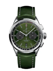 Breitling Premier B01 Chronograph Green Leather - Image 3