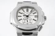Patek Philippe 5980 Silver Chronograph - Image 3