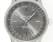 Breitling Navitimer Automatic Grey Dial Leather - Image 3