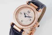 Cartier Pasha de Cartier 30mm Rose Gold Blue Leather - Image 4