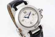 Cartier Pasha de Cartier Watch Silver Black - Image 3