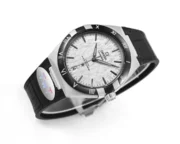 Omega Constellation Meteorite Watch Black Leather - Image 4