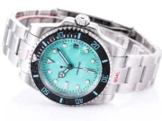 Rolex Submariner PARAKEET Custom Watch – Gradient Green Dial, Carbon Fiber Bezel, Stainless Steel - Image 4