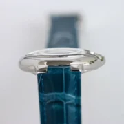 Cartier Ballon Bleu 1450 Blue Leather Watch - Image 4