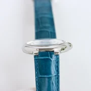 Cartier Ballon Bleu 1450 Purple Leather Watch - Image 3