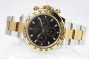 Rolex Daytona 4130 – Two-Tone Gold/Steel, Black Dial, Luxury Chronograph - Image 4
