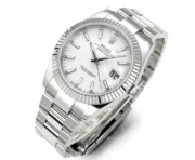 Rolex Datejust Silver Fluted Bezel Stainless Steel Watch with New 3235 Movement – Collectio - Image 4