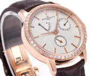 Vacheron Constantin Traditionnelle 83520/000R-9909 – Rose Gold, Brown Leather Strap, Multi-Function Dial - Image 7
