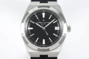 Vacheron Constantin Overseas – Black Dial, Stainless Steel Case, Rubber Strap with Interchangeable System - Image 4