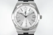 Vacheron Constantin Overseas – Silver Dial, Black Rubber Strap, 41mm Stainless Steel Case - Image 4