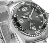 Longines Conquest Black Dial Steel Watch - Image 4